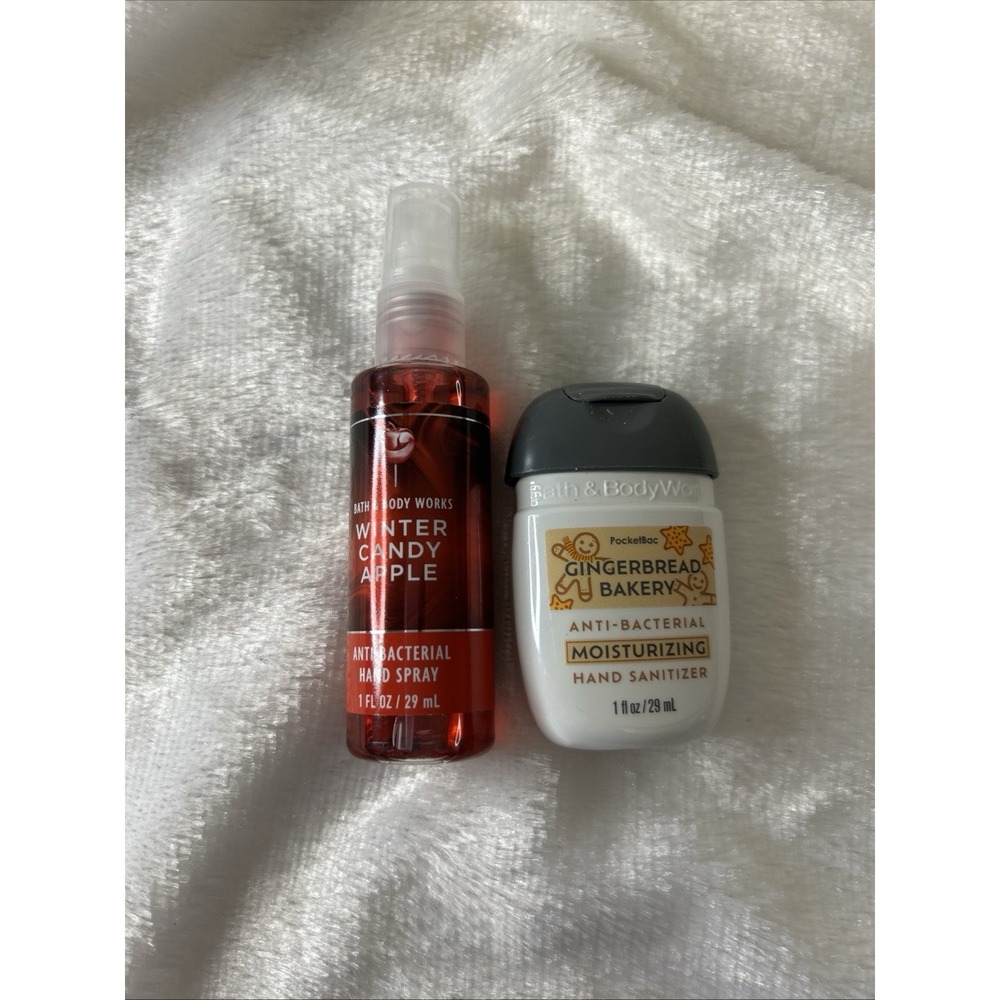 New . Bath & Body Works. Antibacterial Sanitizer And Spray. 1 Oz Each.‎ Gift.